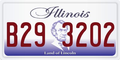 IL license plate B293202