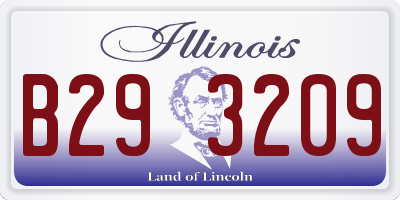 IL license plate B293209