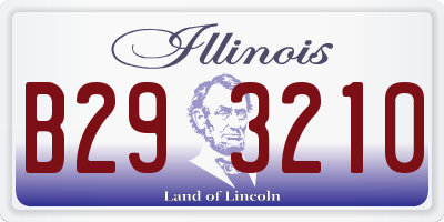 IL license plate B293210
