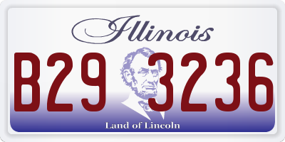 IL license plate B293236