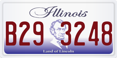 IL license plate B293248