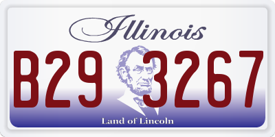 IL license plate B293267