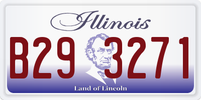 IL license plate B293271