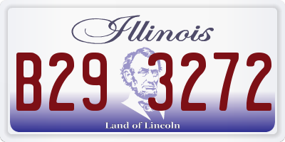 IL license plate B293272
