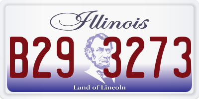 IL license plate B293273