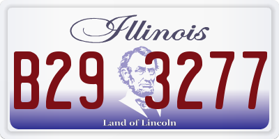 IL license plate B293277