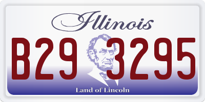 IL license plate B293295