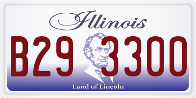 IL license plate B293300