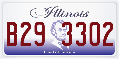 IL license plate B293302