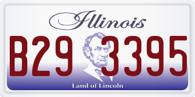 IL license plate B293395