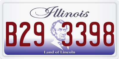 IL license plate B293398