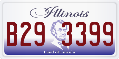 IL license plate B293399