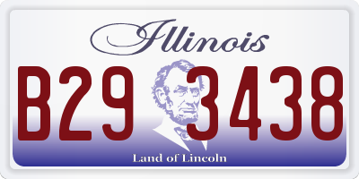 IL license plate B293438
