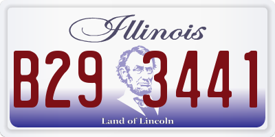 IL license plate B293441