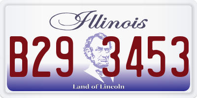 IL license plate B293453