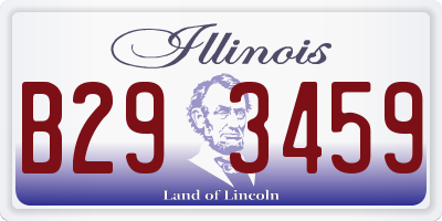 IL license plate B293459