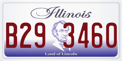 IL license plate B293460