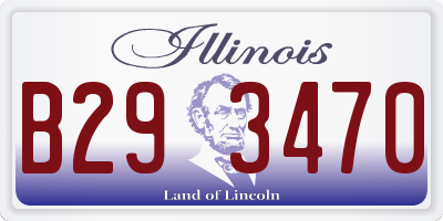 IL license plate B293470