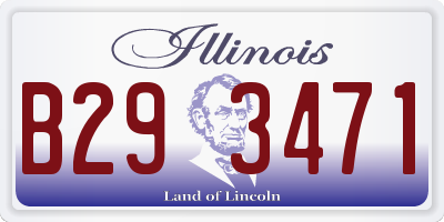 IL license plate B293471