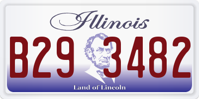 IL license plate B293482