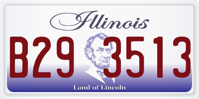 IL license plate B293513