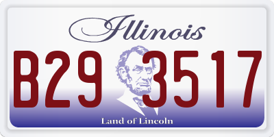 IL license plate B293517