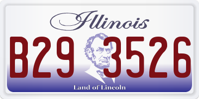 IL license plate B293526