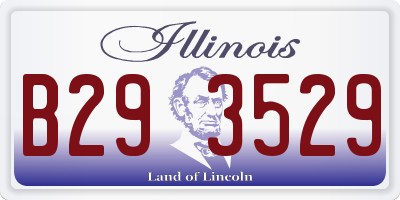 IL license plate B293529