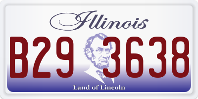 IL license plate B293638