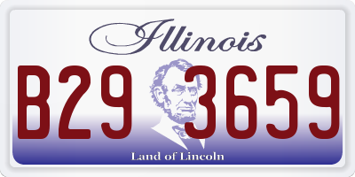 IL license plate B293659