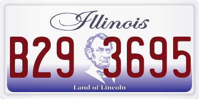 IL license plate B293695