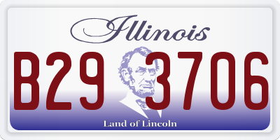 IL license plate B293706
