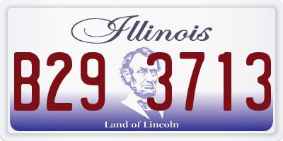 IL license plate B293713