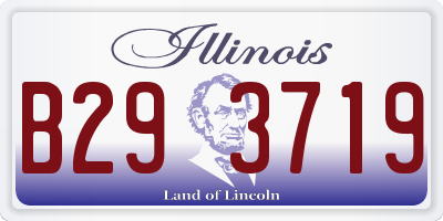 IL license plate B293719