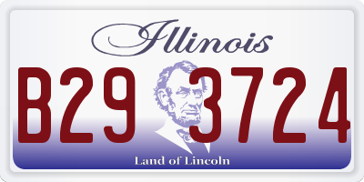 IL license plate B293724