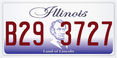 IL license plate B293727