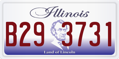 IL license plate B293731