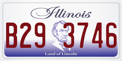 IL license plate B293746