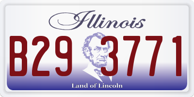 IL license plate B293771