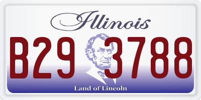 IL license plate B293788