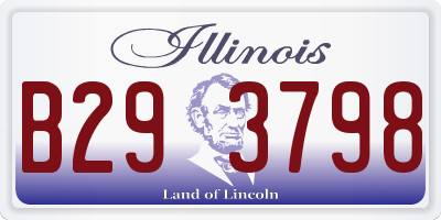 IL license plate B293798