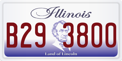 IL license plate B293800
