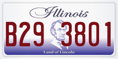 IL license plate B293801