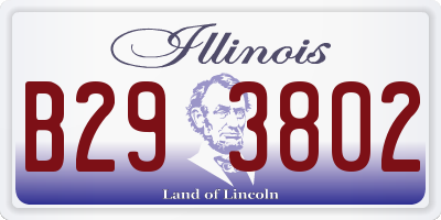 IL license plate B293802