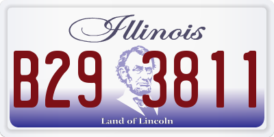 IL license plate B293811