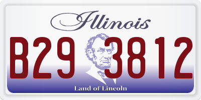 IL license plate B293812