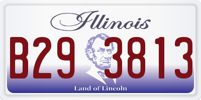 IL license plate B293813