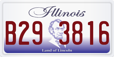 IL license plate B293816
