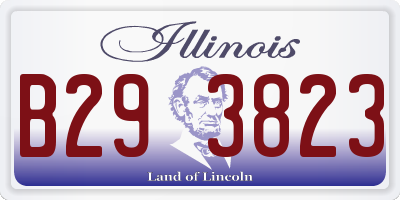IL license plate B293823