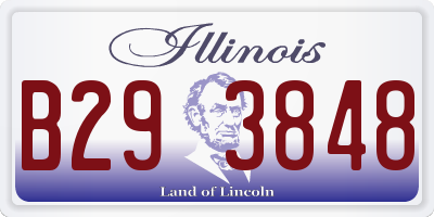 IL license plate B293848